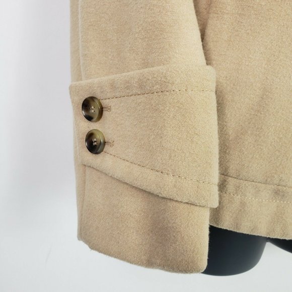 Chico's Brown Jacket Full Zip Pockets Large - Picture 3 of 12